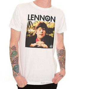 John Lennon Beatles Photo rock Official T-shirt XXL 2XL NWT